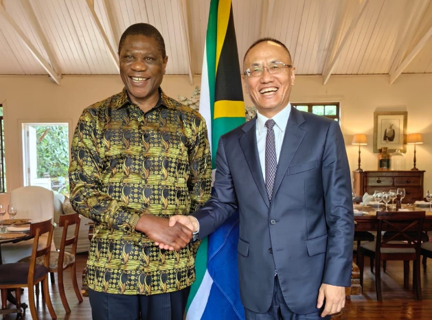 Ambassador Chen Xiaodong Bid Farewell to South African Deputy President ...